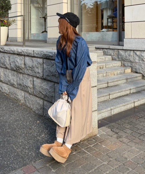 bowtie ribbon frill blouse/ボウタイリボンフリルブラウス（シャツ/ブラウス）｜idem（イデム）