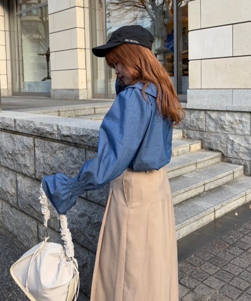 bowtie ribbon frill blouse/ボウタイリボンフリルブラウス（シャツ/ブラウス）｜idem（イデム）