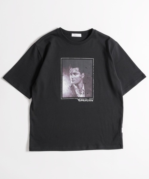 MUHET(ミュエータ)の「アソートプリントTシャツ(Tシャツ/カットソー・レディース・チャコールグレー/グレー系その他/アイボリー/ブラウン/オフホワイト・MEDIUM/X-LARGE)」の3枚目の写真