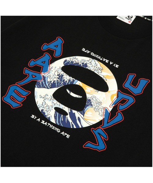 AAPE BY A BATHING APE（エーエイプバイアベイシングエイプ）の「AAPE JAPANESE MOTIF TEE（Tシャツ/カットソー・メンズ・ホワイト/ブラック・MEDIUM/SMALL/LARGE/X-LARGE/XX-LARGE）」の7枚目の写真