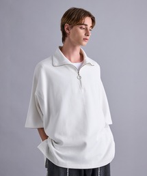 JUNRED | ドルマンハーフジップTシャツ(Tシャツ/カットソー)