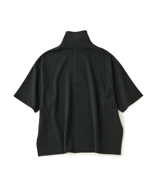 JUNRED（ジュンレッド）の「ドルマンハーフジップTシャツ（Tシャツ/カットソー・メンズ・ブラック/ホワイト・L/M/S）」の18枚目の写真