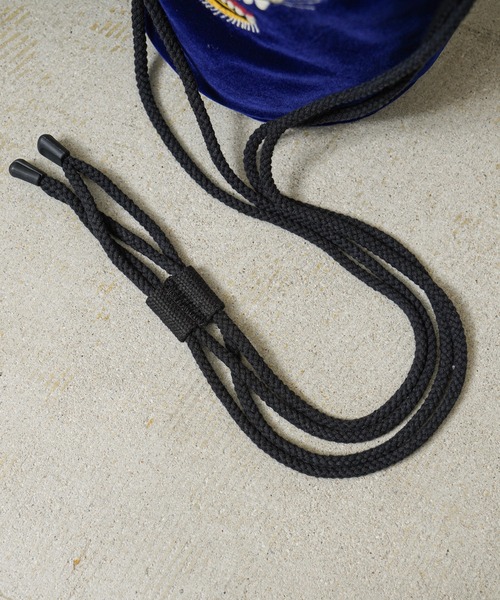 HOUSTON（ヒューストン）の「HOUSTON ヒューストン 6874 VELVETEEN EFFECT BAG 刺繍別珍 エフェクツバッグ「TIGER」（ショルダーバッグ・メンズ・ブラック/ネイビー/ミント・FREE）」の15枚目の写真