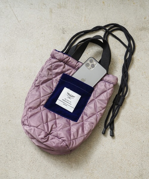 HOUSTON（ヒューストン）の「HOUSTON ヒューストン 6874 VELVETEEN EFFECT BAG 刺繍別珍 エフェクツバッグ「TIGER」（ショルダーバッグ・メンズ・ブラック/ネイビー/ミント・FREE）」の5枚目の写真