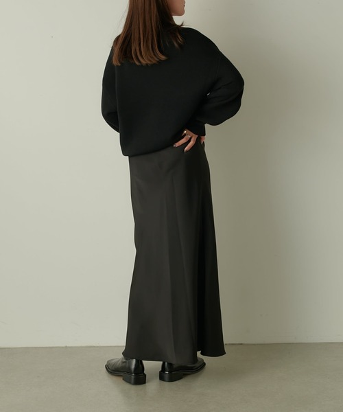 Lui's（ルイス）の「ウォッシャブルベーシックニット（ニット/セーター・レディース・ブラック/オフホワイト/ピンク・FREE）」の22枚目の写真