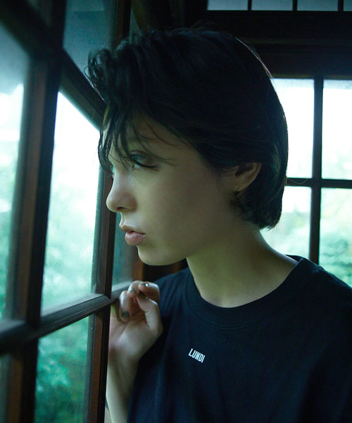 SKIN（スキン）の「skin × Ana Popescu / LUNDI プリントTシャツ（Tシャツ/カットソー・メンズ・ホワイト/ブラック・MEDIUM/LARGE）」の13枚目の写真