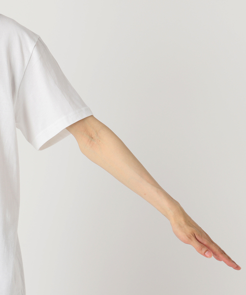 SKIN（スキン）の「skin × Ana Popescu / LUNDI プリントTシャツ（Tシャツ/カットソー・メンズ・ホワイト/ブラック・MEDIUM/LARGE）」の5枚目の写真