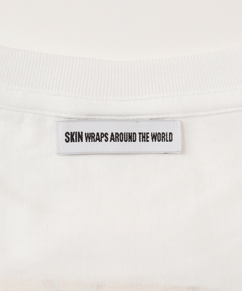 SKIN（スキン）の「skin × Ana Popescu / LUNDI プリントTシャツ（Tシャツ/カットソー・メンズ・ホワイト/ブラック・MEDIUM/LARGE）」の18枚目の写真