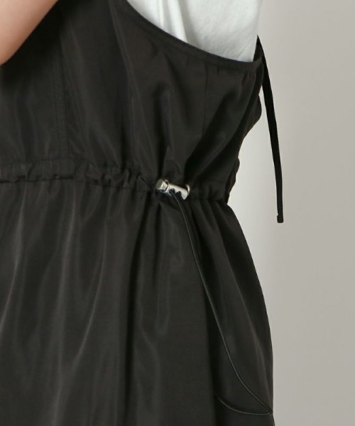 GORGE(ゴージ)の「《ミリタリー×ドロスト》レディース キャミワンピース ポケット付き 体型カバー 春夏秋(ワンピース・レディース・カーキ/ブラック・F)」の9枚目の写真
