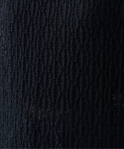 CIAOPANIC TYPY（チャオパニックティピー）の「【新色登場】フラワージャガード風レーストップス（Tシャツ/カットソー・レディース・ホワイト/アイボリー/ブラック/カーキ/サックスブルー/オレンジ・ONE SIZE）」の20枚目の写真