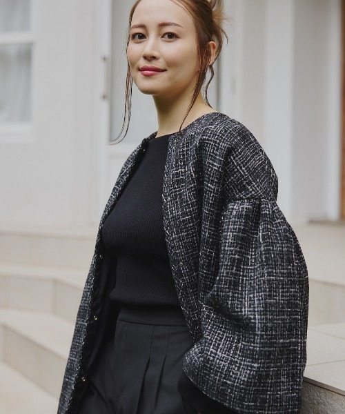 セルフォード　ツイードフレアーコート　24AW 楽天市場】【即日出荷】(セール50%OFF) CELFORD セルフォード