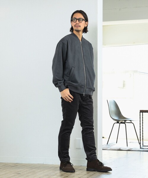 B:MING by BEAMS（ビーミングバイビームス）の「ストレッチ バイアスコール パンツ（その他パンツ・メンズ・ベージュ/ブラック/ブラウン系その他5/チャコールグレー・SMALL/MEDIUM/LARGE/X-LARGE）」の12枚目の写真