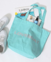 LOVE BOAT（ラブ・ボート）の「LOVEBOAT（ラブボート）ロゴプリントキャンバストートバッグ レディース メンズ ユニセックス（トートバッグ・メンズ）」