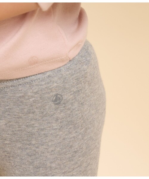 PETIT BATEAU(プチバトー)の「レギンス(タイツ/ストッキング・キッズ・ライトピンク/グレー/ライトグリーン/ピンク・18MONTH/24MONTH/36MONTH/12MONTH)」の5枚目の写真