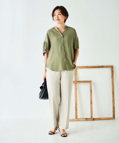 le.coeur blanc（ルクールブラン）の「ツイストハンドルミニバッグ（ハンドバッグ・レディース・ブラック/キャメル・FREE）」の9枚目の写真