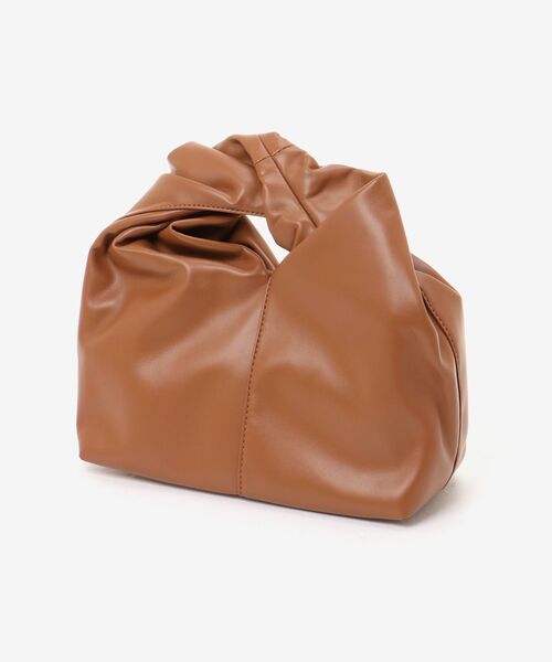 le.coeur blanc（ルクールブラン）の「ツイストハンドルミニバッグ（ハンドバッグ・レディース・ブラック/キャメル・FREE）」の13枚目の写真