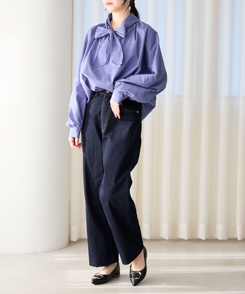 HIMIKO（ヒミコ）の「【HIMIKO】【WEB限定デザイン】ローヒールバックルパンプス/640004（パンプス・レディース・ブラック/アイボリー/ブラック系その他5/グレー・22.0cm/22.5cm/23.5cm/24.0cm/24.5cm/25.0cm/26.5cm/23.0cm/25.5cm/21.5cm/26.0cm）」の14枚目の写真