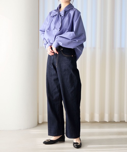 HIMIKO（ヒミコ）の「【HIMIKO】【WEB限定デザイン】ローヒールバックルパンプス/640004（パンプス・レディース・ブラック/アイボリー/ブラック系その他5/グレー・22.0cm/22.5cm/23.5cm/24.0cm/24.5cm/25.0cm/26.5cm/23.0cm/25.5cm/21.5cm/26.0cm）」の15枚目の写真