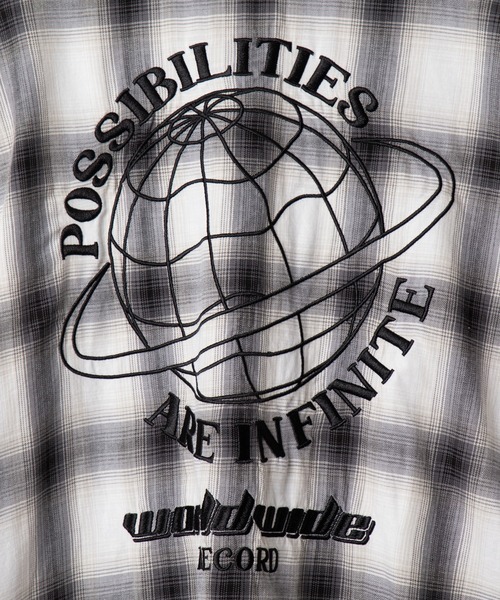 WEGO（ウィゴー）の「WEGO/オンブレチェックグラフィックシャツ（シャツ/ブラウス・メンズ・ブラック系その他2/ホワイト系その他2・LARGE/MEDIUM）」の18枚目の写真