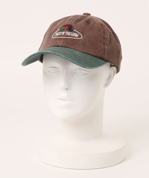 FRUIT OF THE LOOM（フルーツオブザルーム）の「【FRUIT OF THE LOOM】FTL Pigment Circle Logo LOW CAP/ ピグメント サークルロゴ（キャップ・メンズ・ブルー/ベージュ/グリーン/チャコール・FREE）」の8枚目の写真