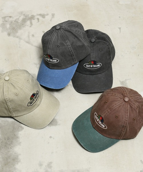 FRUIT OF THE LOOM（フルーツオブザルーム）の「【FRUIT OF THE LOOM】FTL Pigment Circle Logo LOW CAP/ ピグメント サークルロゴ（キャップ・メンズ・ブルー/ベージュ/グリーン/チャコール・FREE）」の19枚目の写真