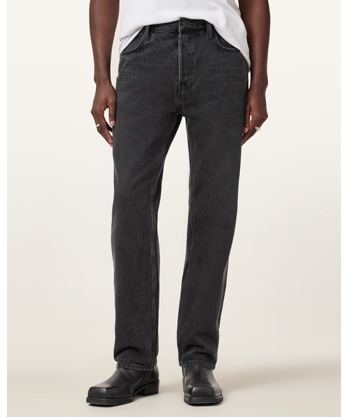 ALLSAINTS（オールセインツ）の「REID STRAIGHT FIT DENIM JEANS | REID ストレート フィット デニム ジーンズ（デニムパンツ・メンズ・ブラック・30/30/28/30/32/30）」の14枚目の写真