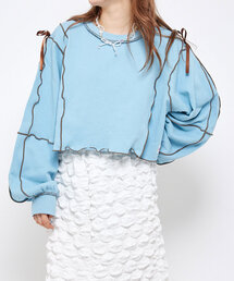 HELLO.SANFRANCISCO | 【あや企画】【HELLO.SANFRANCISCO/ハローサンフランシスコ】リボンメロウスウェット(Tシャツ/カットソー)