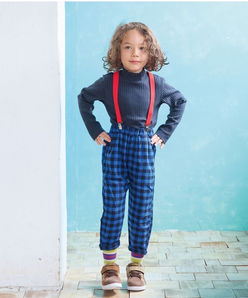 CALMIA(カルミア)の「裏起毛テレコハイネックトップス(Tシャツ/カットソー・キッズ・ブラック/ブラウン/ワインレッド/オフホワイト・100/110/90/150/140/130/120)」の11枚目の写真