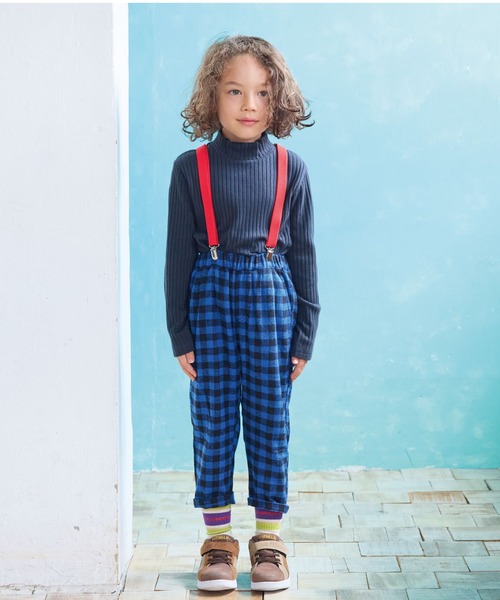 CALMIA(カルミア)の「裏起毛テレコハイネックトップス(Tシャツ/カットソー・キッズ・ブラック/ブラウン/ワインレッド/オフホワイト・100/110/90/150/140/130/120)」の10枚目の写真