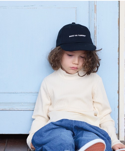 CALMIA(カルミア)の「裏起毛テレコハイネックトップス(Tシャツ/カットソー・キッズ・ブラック/ブラウン/ワインレッド/オフホワイト・100/110/90/150/140/130/120)」の17枚目の写真