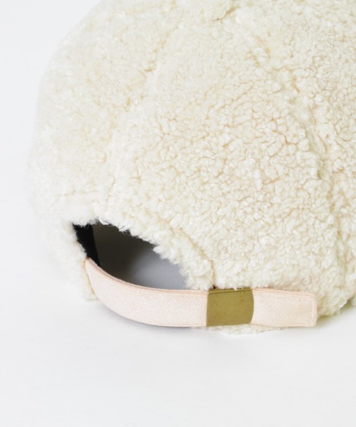 SMELLY（スメリー）の「ボアキャップ（キャップ・レディース・アイボリー/ブラック・-）」の17枚目の写真