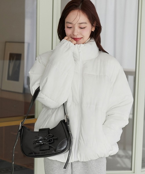 WEGO ダウンジャケット Mサイズ 美品 セールWEGO&frasl;ボリュームハイネックパデッドジャケット（ダウン