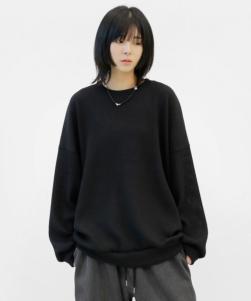 openyy 黒 トップス ニット Kim Minnie 着用モデル openyy 黒 トップス ニット Kim Minnie 着用モデル