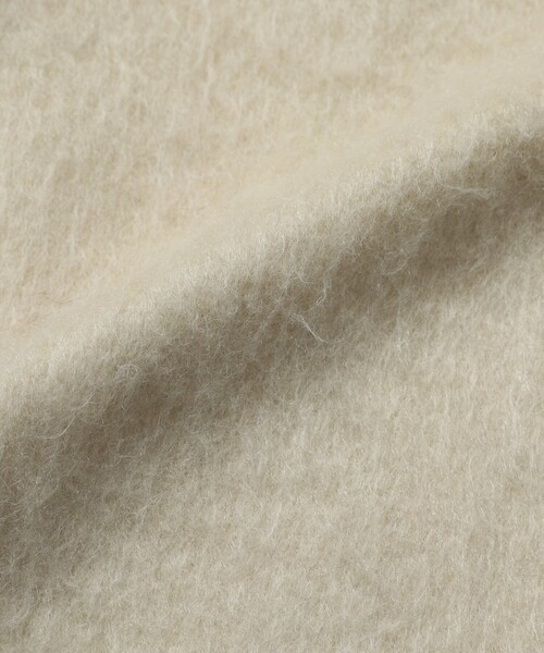 Firsthand(ファーストハンド)の「Firsthand/ファーストハンド リサイクルシャギーZIPコート / スタンドミドルコート / オーバーサイズミドルコート(ステンカラーコート・レディース・チャコールグレー/ベージュ/ピンク/その他・FREE)」の6枚目の写真