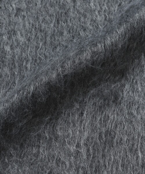 Firsthand(ファーストハンド)の「Firsthand/ファーストハンド リサイクルシャギーZIPコート / スタンドミドルコート / オーバーサイズミドルコート(ステンカラーコート・レディース・チャコールグレー/ベージュ/ピンク/その他・FREE)」の14枚目の写真