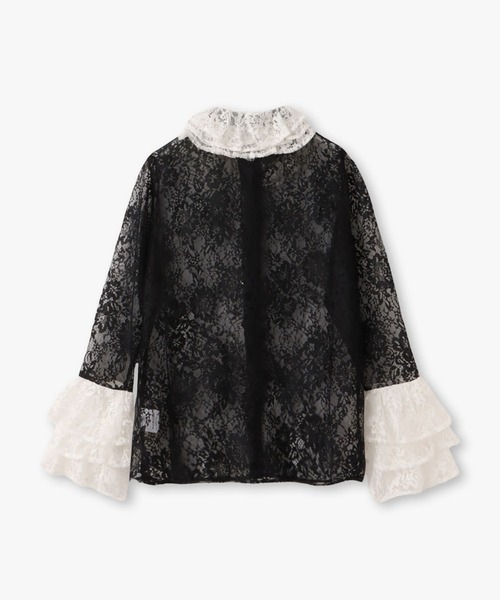 ANNA SUI NYC（アナ スイ エヌ ワイ シー）の「スーパーフリルブラウス（シャツ/ブラウス・レディース・パープル/ブラック・FREE）」の17枚目の写真