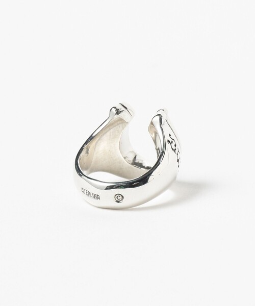BILL WALL LEATHER(ビルウォールレザー)の「【EXCLUSIVE】R453 - Horseshoe Ring with C.Z. Silver(リング・レディース・その他・US-4h/US-5/US-5h/US-6/US-6h/US-8h/US-9h)」の5枚目の写真