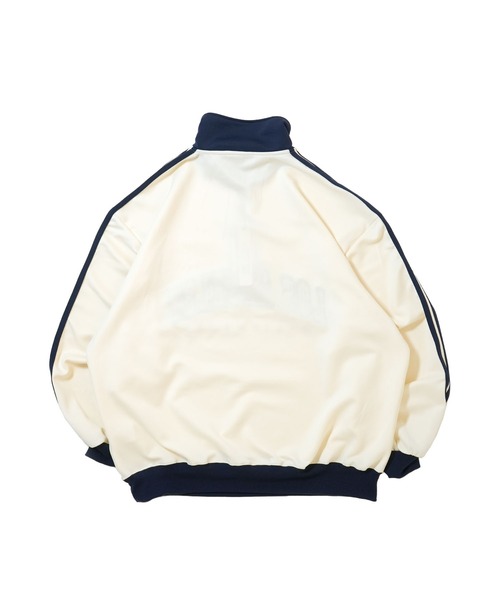 Starting Over(スターティングオーバー)の「half zip track jacket/フロントロゴ刺繍 ハーフジップ トラックジャケット(ジャージ・メンズ・オフホワイト/サックスブルー/ワイン/ネイビー・M/L/XL)」の13枚目の写真