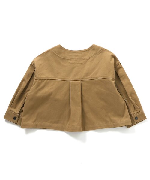 BREEZE（ブリーズ）の「バルーンジャケット（ノーカラージャケット・キッズ・ベージュ/インディゴブルー・90/100/110/120/130/140）」の9枚目の写真