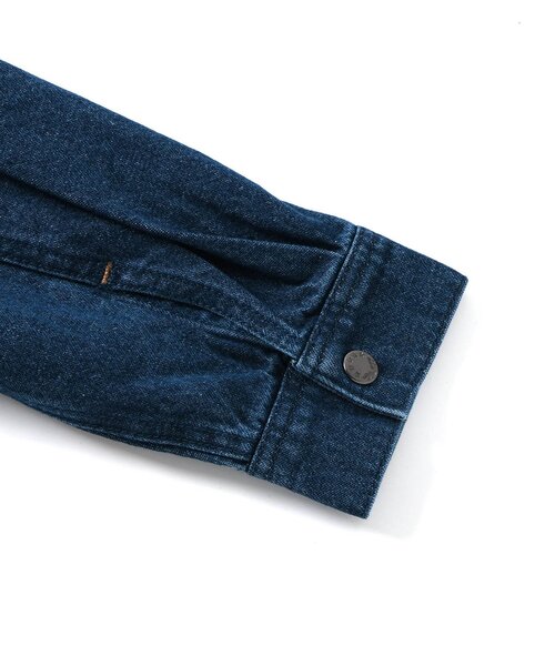 BREEZE（ブリーズ）の「バルーンジャケット（ノーカラージャケット・キッズ・ベージュ/インディゴブルー・90/100/110/120/130/140）」の14枚目の写真