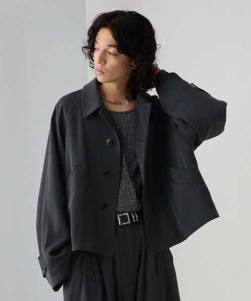 HARE（ハレ）の「【SET UP対応】DABOルーズショートブルゾン(HARE)（ブルゾン・メンズ・レッド/ブラック/グレー・SMALL/MEDIUM）」の3枚目の写真