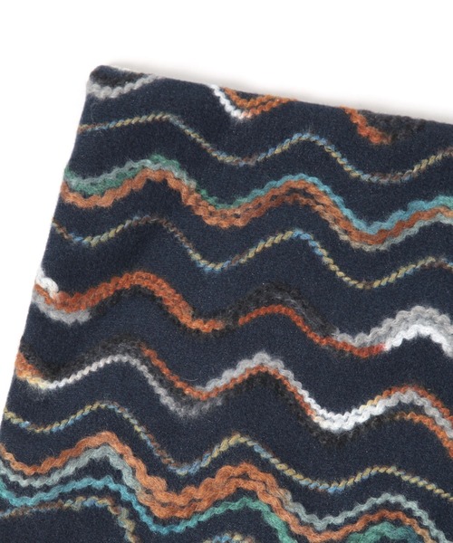 niko and...（ニコアンド）の「オリジナルマルチカラーウェーブクッションカバー（クッション/クッションカバー・レディース・グレー/ネイビー・0）」の5枚目の写真