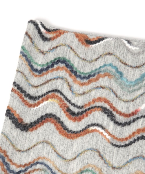 niko and...（ニコアンド）の「オリジナルマルチカラーウェーブクッションカバー（クッション/クッションカバー・レディース・グレー/ネイビー・0）」の10枚目の写真