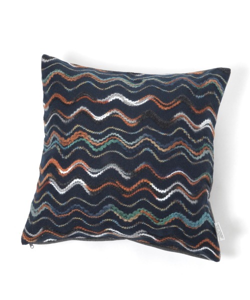 niko and...（ニコアンド）の「オリジナルマルチカラーウェーブクッションカバー（クッション/クッションカバー・レディース・グレー/ネイビー・0）」の15枚目の写真
