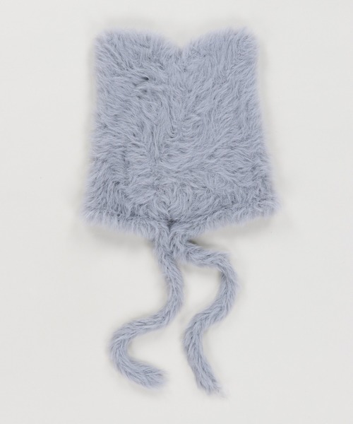 SPINNS（スピンズ）の「ねこ耳ファーニットキャップ（ニットキャップ/ビーニー・レディース・ホワイト/ブラック/グレー・ONESIZE）」の11枚目の写真