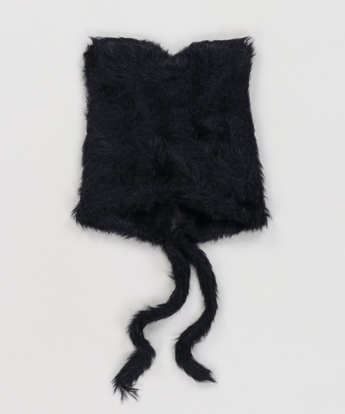 SPINNS（スピンズ）の「ねこ耳ファーニットキャップ（ニットキャップ/ビーニー・レディース・ホワイト/ブラック/グレー・ONESIZE）」の9枚目の写真