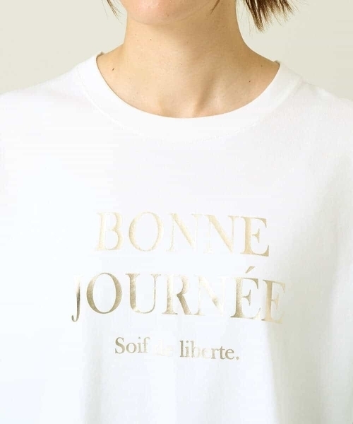 a.v.v(アーヴェヴェ)の「箔ロゴロンT(Tシャツ/カットソー・レディース・ホワイト/チャコールグレー・36/38/42/40/34)」の18枚目の写真