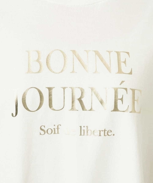 a.v.v(アーヴェヴェ)の「箔ロゴロンT(Tシャツ/カットソー・レディース・ホワイト/チャコールグレー・36/38/42/40/34)」の21枚目の写真