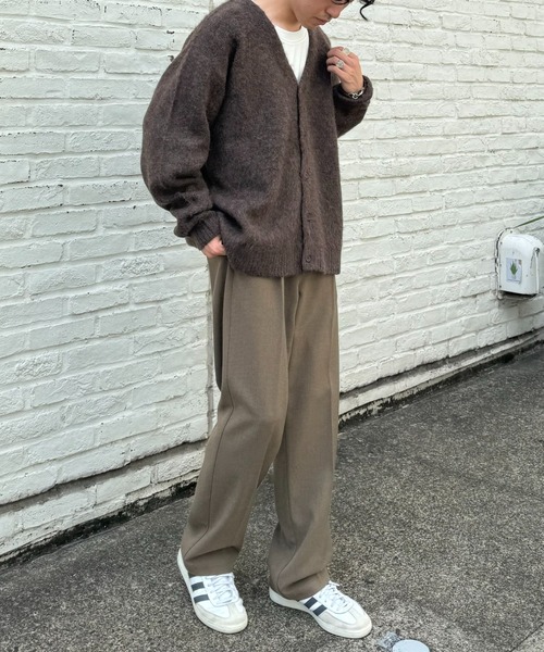 CIAOPANIC TYPY（チャオパニックティピー）の「【ユニセックス】ビックシルエットシャギーニットオーバーカーディガン（カーディガン/ボレロ・メンズ・ブラック/グレー/ブラウン/パープル・MEDIUM/LARGE）」の12枚目の写真