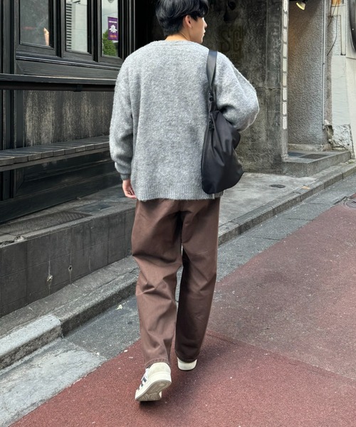 CIAOPANIC TYPY（チャオパニックティピー）の「【ユニセックス】ビックシルエットシャギーニットオーバーカーディガン（カーディガン/ボレロ・メンズ・ブラック/グレー/ブラウン/パープル・MEDIUM/LARGE）」の10枚目の写真